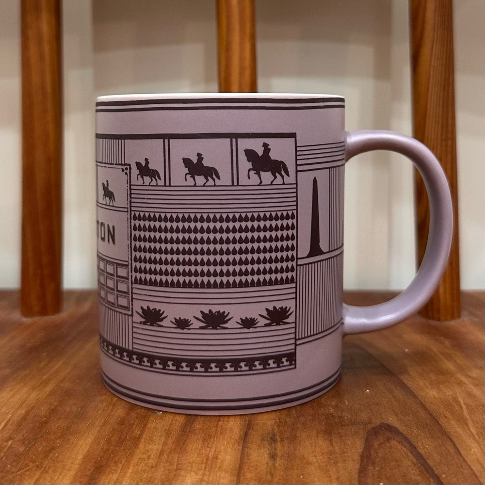 Peet's Coffee Purple Washington DC Mug Cup